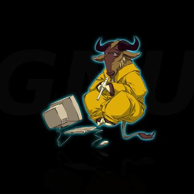 gnu in the dark - KDE Store