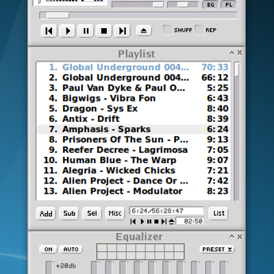 Audacious LFU Grey - KDE Store