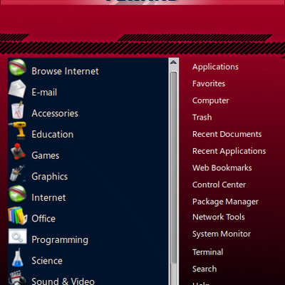 Texans Menu - KDE Store