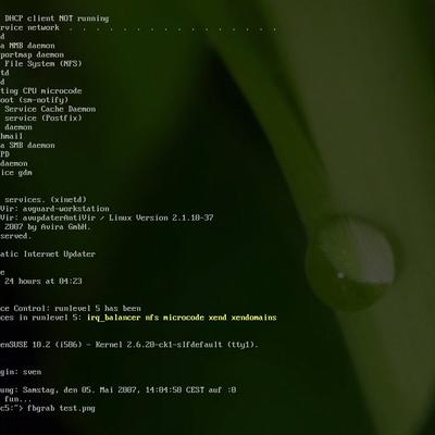 Simple green bootpsplash - KDE Store