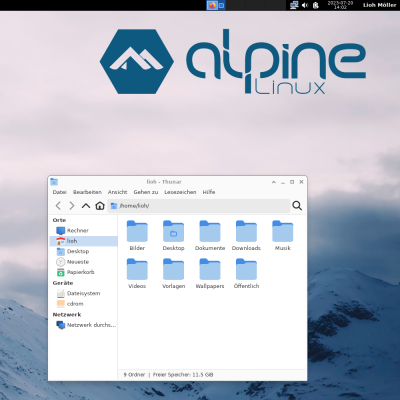 Alpine Linux Wallpaper - pling.com