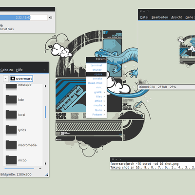 Elegant Cold Blue - KDE Store