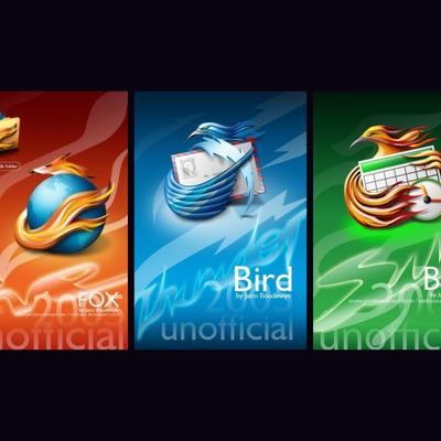 Mozilla suite wallpaper - KDE Store