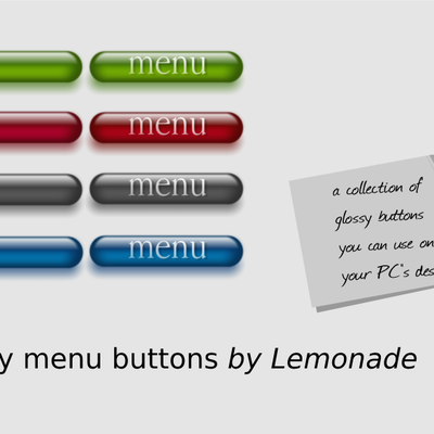Glassy buttons pack - KDE Store