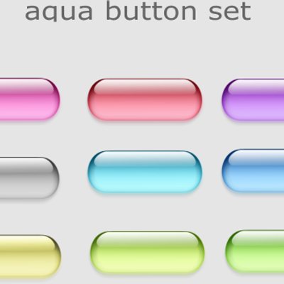 Aqua button set - KDE Store