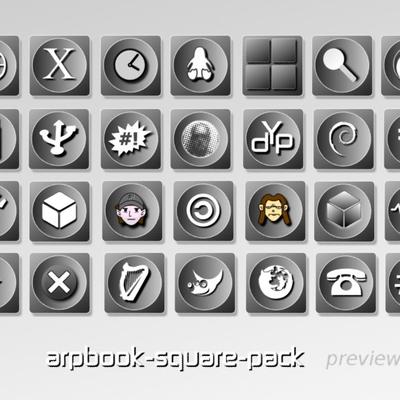 arpbook square buttons - KDE Store