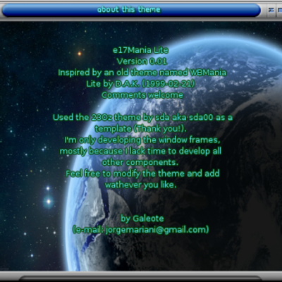 e17Mania Lite - KDE Store