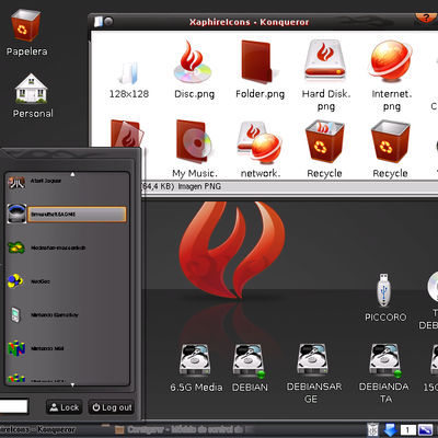 Xaphire debs for debian - KDE Store