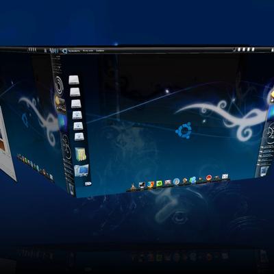 Dark Blue Abstract - KDE Store