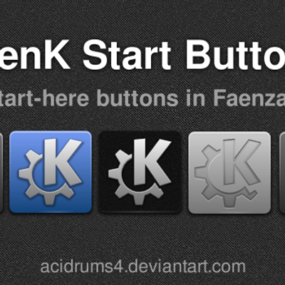 Faenk Start Buttons - KDE Store