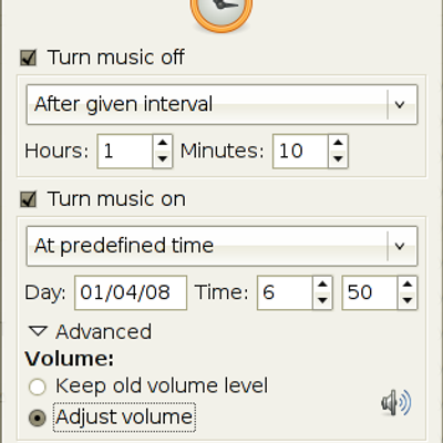 Rhythmbox Alarm Clock - KDE Store