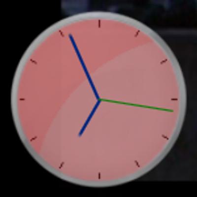 Glass Clock for aDesklets - KDE Store