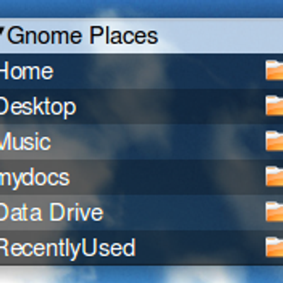 Gnome Places - KDE Store