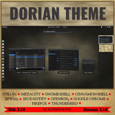 Dorian Theme - KDE Store