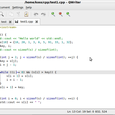 QWriter - KDE Store