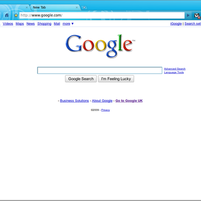 KDE4 Google Chrome Theme 'Sky' - KDE Store