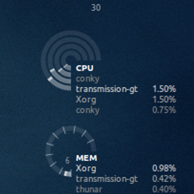 Conky circles - KDE Store