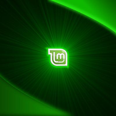 Green Glowing Linux Mint - KDE Store