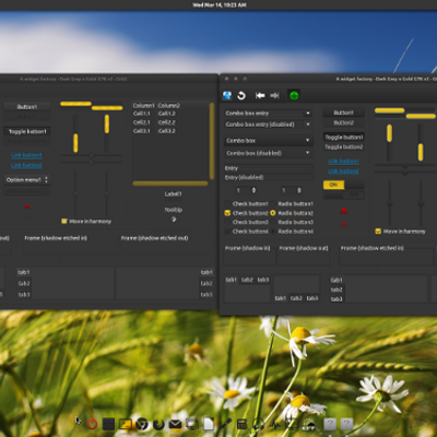 Dark-Grey-n-Gold GTK Updated - KDE Store
