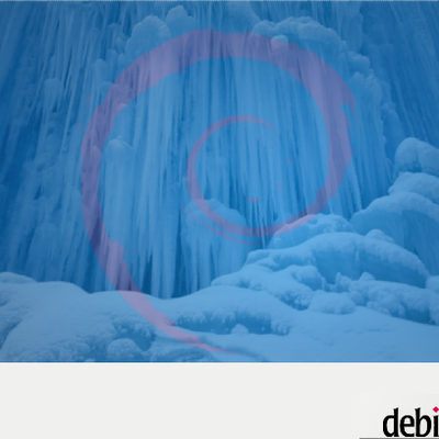Debian Splash Image - Ice - KDE Store