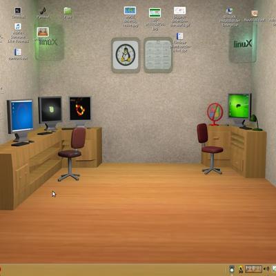 3D linuX room - KDE Store