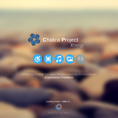 Modern Chakra KDE Splash - KDE Store