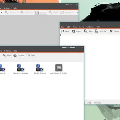 ElegantBrit KDE(Title & menu integrated) - KDE Store
