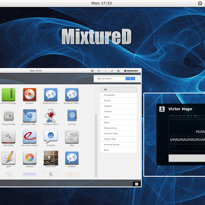 MixtureD Gnome-Shell Theme - KDE Store