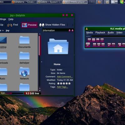 joy green red purple colors - KDE Store