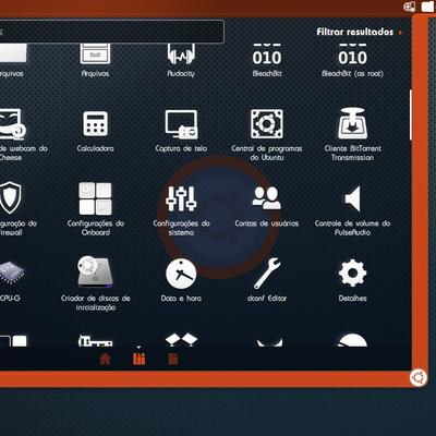 Sidebar Dash of Unity, in orange! - KDE Store