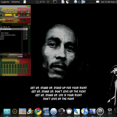 Jah Rasta man ( Audacious skin ) - KDE Store