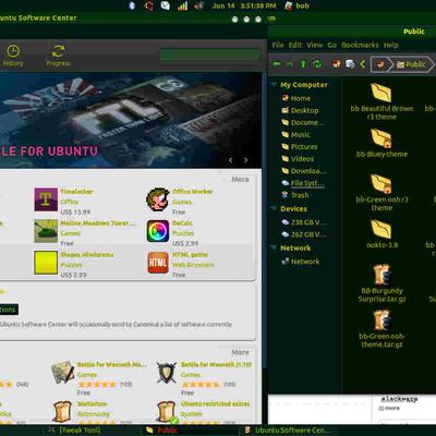 bb-Green ooh theme - KDE Store