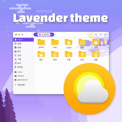 Lavender theme - KDE Store
