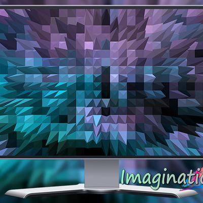 Extrusion 1 4K Abstract Gradient - KDE Store