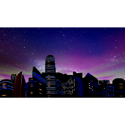 Illustrated Celestial City 03 HD Wallpaper - KDE Store