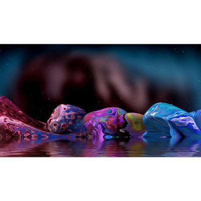 Fluid Abstract Landscape 03 4K Wallpaper - KDE Store