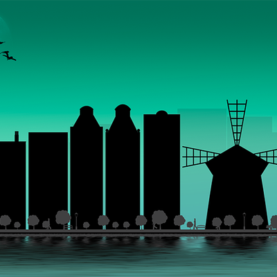 Linux Mint Amsterdam City Wallpaper - KDE Store