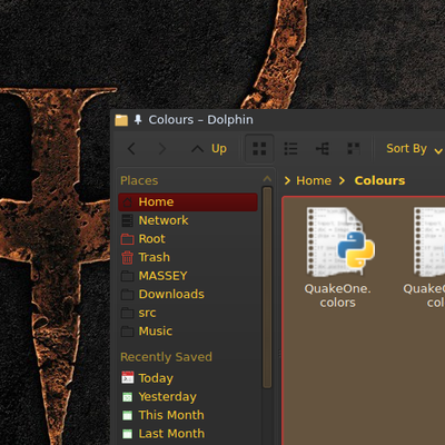 Quake One Colour Scheme - KDE Store