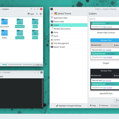 openSUSE Light - KDE Store