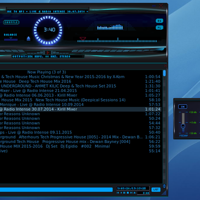 ReBrushed Reflex theme for Audacious - KDE Store