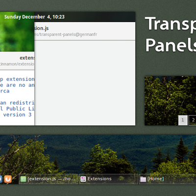 Transparent Panels for Cinnamon - KDE Store