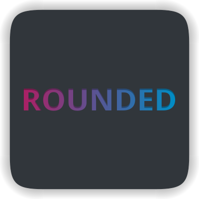 ROUNDED DARK - KDE Store