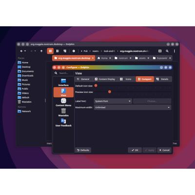 Nostrum - Future Retro - KDE Store