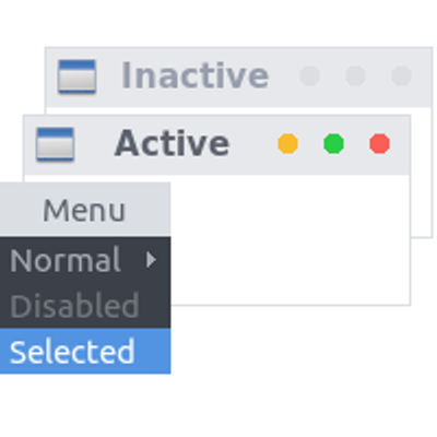 Arc Openbox with OSX buttons - KDE Store
