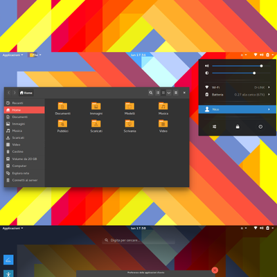 Geometric rainbow screenshot - KDE Store