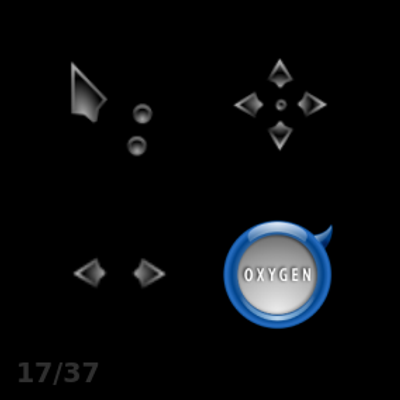 Oxygen Black Cursor - KDE Store