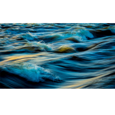 Blue gradient waves - 4k - KDE Store
