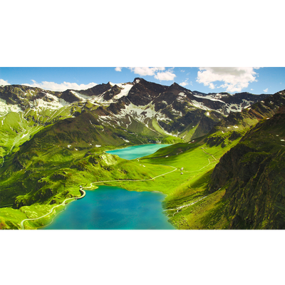Radient hill side lake - 4k - KDE Store