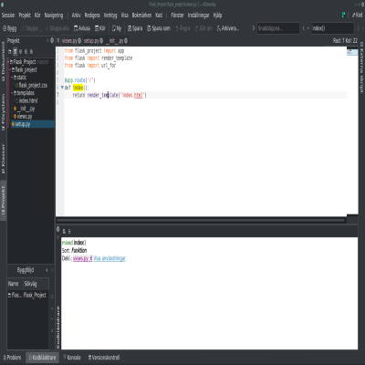 Flask Project Template - KDE Store