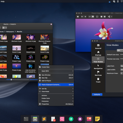 Mojave Dark - KDE Store